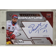 2023/24 Sportzoo ELH 2. serie #SL2-TP Tomáš Pavelka Authentic Signature Level 2 28/80