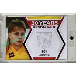 2024 MK Stadion znovu v akci #30YA-22 Jiří Ševčík Red parallel xx/35