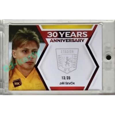2024 MK Stadion znovu v akci #30YA-22 Jiří Ševčík Red parallel xx/35