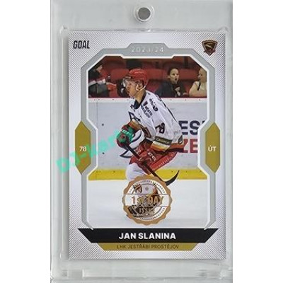 2023/24 Goal cards Chance Liga 2. série #257 Jan Slanina 1st day of issue