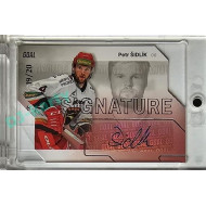 2023/24 Goal cards Chance Liga 1. série #S-15 Petr Šidlík Autograph Silver 19/20