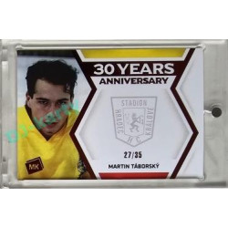 2024 MK Stadion znovu v akci #30YA-23 Martin Táborský Red parallel xx/35