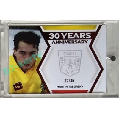 2024 MK Stadion znovu v akci #30YA-23 Martin Táborský Red parallel xx/35