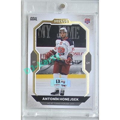 2023/24 Goal cards Chance Liga 2. série #271 Andonín Honejsek Expo Silver 1of7
