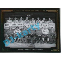 2020 OFS SSČH Mistrovství světa 1966 Jugoslávie #HCNT-23 04/10 History of Czech National Teams Gold