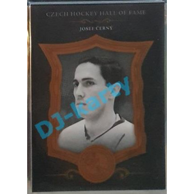 2020 OFS Síň slávy českého hokeje Josef Černý #SSCH-010 08/25 Black Cut
