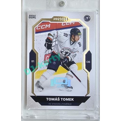 2023/24 Goal cards Chance Liga 2. série #274 Tomáš Tomek Expo Silver 1of7