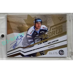 2023/24 Sportzoo ELH 2. serie #AWS-TM T. J. Melancon Around The World Auto xx/75