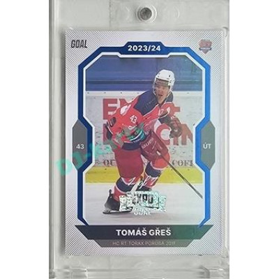 2023/24 Goal cards Chance Liga 2. série #267 Tomáš Gřeš Blue Expo 1of1