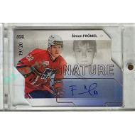 2023/24 Goal cards Chance Liga 1. série #S-13 Šimon Frömel Autograph Silver 19/20