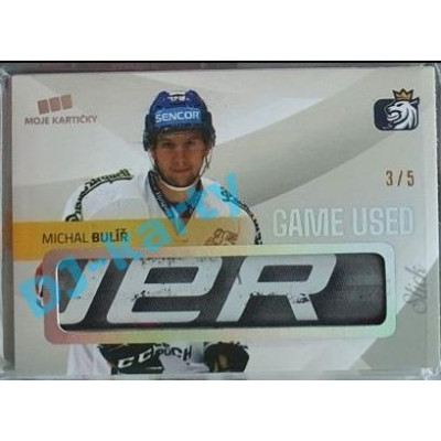 2020 MK reprezentace Michal Bulíř #1 3/5 Game Used Memorabilia Spectrum