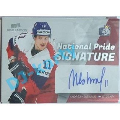 2020 MK reprezentace Andrej Nestrašil #NPS-AN 10/30 National Pride Signatures