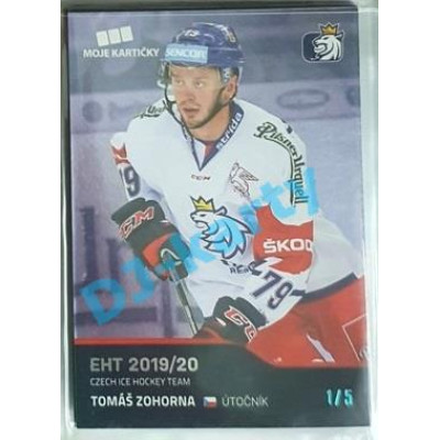 2020 MK reprezentace Tomáš Zohorna EHT #45 1/5 Blue