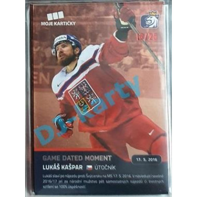 2020 MK reprezentace Lukáš Kašpar GDM #90 10/25 Red