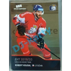 2020 MK reprezentace Robert Kousal EHT #15 Gold Promo