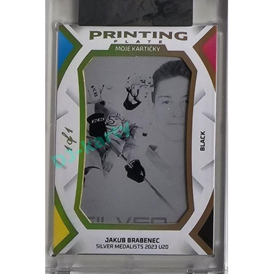 2023 MK The Gamers Extended #PP-JB Jakub Brabenec Silver Medalists U20 Printing Plates 2023 Black 1of1