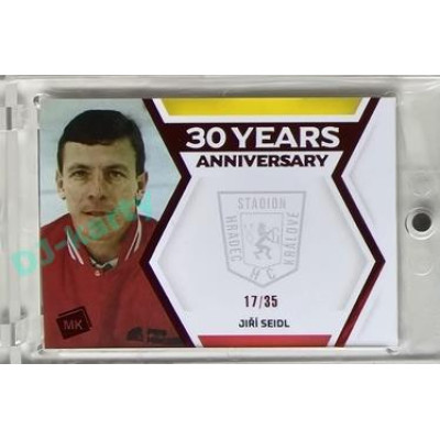 2024 MK Stadion znovu v akci #30YA-28 Jiří Seidl Red parallel xx/35
