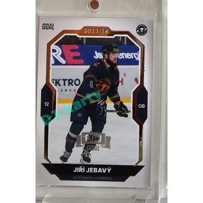 2023/24 Goal cards Chance Liga 2. série #275 Jiří Jebavý Expo Silver 1of7