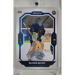 2023/24 Goal cards Chance Liga 2. série #272 Oliver Šatný Blue Expo 1of1