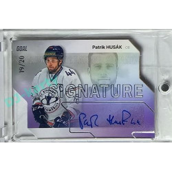 2023/24 Goal cards Chance Liga 1. série #S-20 Patrik Husák Autograph Silver 19/20