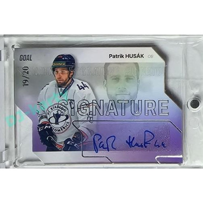 2023/24 Goal cards Chance Liga 1. série #S-20 Patrik Husák Autograph Silver 19/20