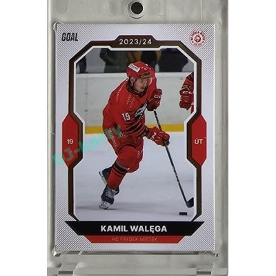 2023/24 Goal cards Chance Liga 1. série #121 Kamil Walega Gold 1of20