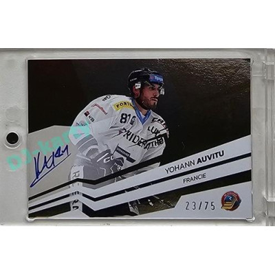 2023/24 Sportzoo ELH 2. serie #AWS-MG Yohann Auvitu Around The World Auto xx/75