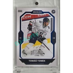 2023/24 Goal cards Chance Liga 2. série #274 Tomáš Tomek Blue Expo 1of1