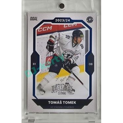 2023/24 Goal cards Chance Liga 2. série #274 Tomáš Tomek Blue Expo 1of1