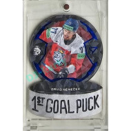 2024 Sportzoo Hokejové ČESKO #GP-06 David Němeček 1st Goal Puck Limited 24/35