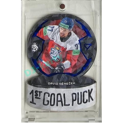 2024 Sportzoo Hokejové ČESKO #GP-06 David Němeček 1st Goal Puck Limited 24/35