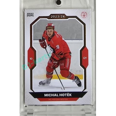 2023/24 Goal cards Chance Liga 1. série #122 Michal Hotěk Gold 1of20