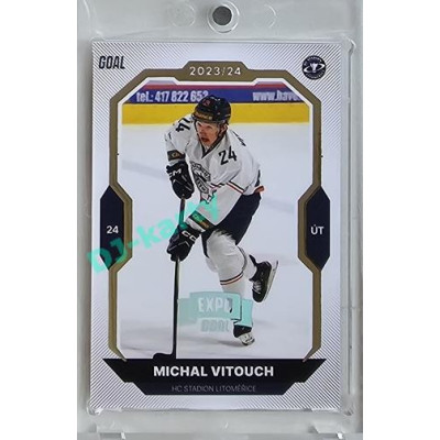 2023/24 Goal cards Chance Liga 2. série #277 Michal Vitouch Expo Silver 1of7