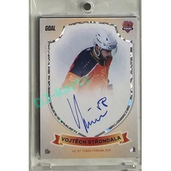 2023/24 Goal cards Chance Liga O kapku lepší hokej #09 Vojtěch Střondala Signature xx/20
