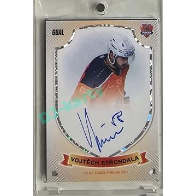 2023/24 Goal cards Chance Liga O kapku lepší hokej #09 Vojtěch Střondala Signature xx/20