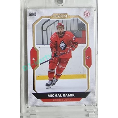 2023/24 Goal cards Chance Liga 1. série #123 Michal Ramik Gold 1of20