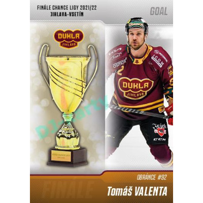 2022/23 Goal Cards Chance Liga 1. série #J-09 Tomáš Valenta Finále 2022