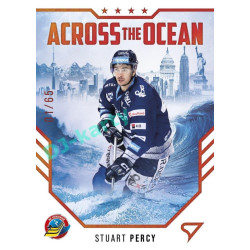 2023/24 Sportzoo ELH 2. serie #AO-08 Stuart Percy Across The Ocean Red xx/65