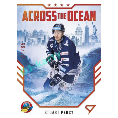 2023/24 Sportzoo ELH 2. serie #AO-08 Stuart Percy Across The Ocean Red xx/65