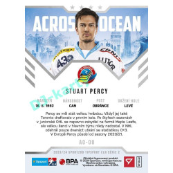 2023/24 Sportzoo ELH 2. serie #AO-08 Stuart Percy Across The Ocean