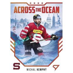 2023/24 Sportzoo ELH 2. serie #AO-09 Michal Kempný Across The Ocean Red xx/65