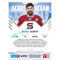 2023/24 Sportzoo ELH 2. serie #AO-09 Michal Kempný Across The Ocean