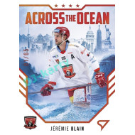 2023/24 Sportzoo ELH 2. serie #AO-03 Jérémie Blain Across The Ocean Red xx/65
