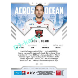 2023/24 Sportzoo ELH 2. serie #AO-03 Jérémie Blain Across The Ocean