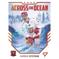 2023/24 Sportzoo ELH 2. serie #AO-04 Giorgio Estephan Across The Ocean Red xx/65