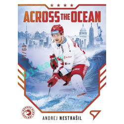 2023/24 Sportzoo ELH 2. serie #AO-01 Andrej Nestrašil Across The Ocean Red xx/65