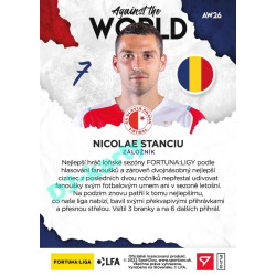 2021/22 Sportzoo Fortuna Liga 2. série #AW26 Nicolae Stanciu AGAINST THE WORLD