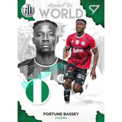 2021/22 Sportzoo Fortuna Liga 2. série #AW28 Fortune Bassey AGAINST THE WORLD