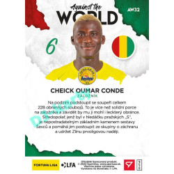 2021/22 Sportzoo Fortuna Liga 2. série #AW32 Cheick Oumar Conde AGAINST THE WORLD