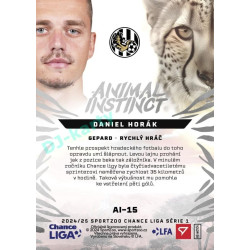 2024/25 Sportzoo Chance Liga 1. série #AI-15 Daniel Horák Animal Instinct